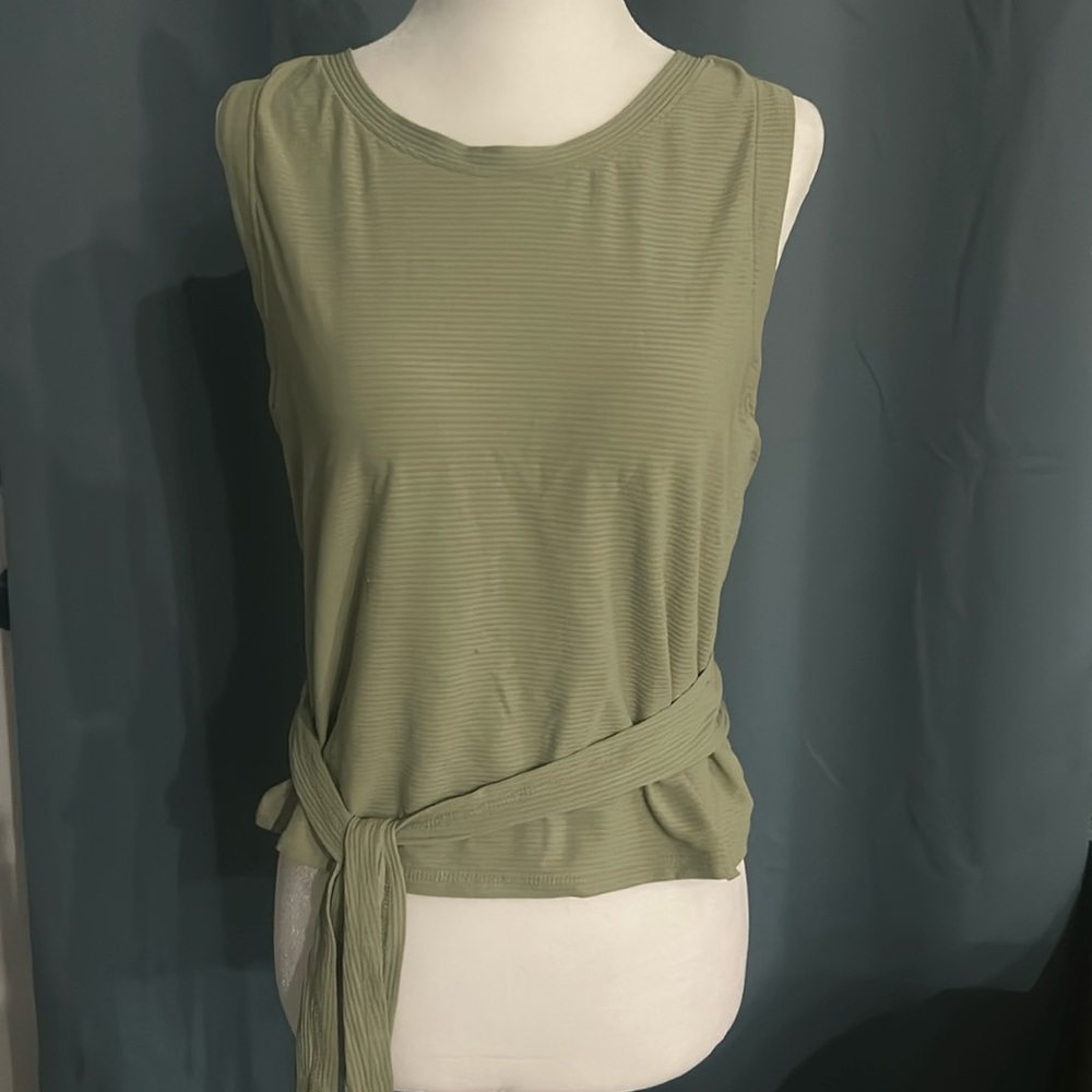Calia wrap around tie top